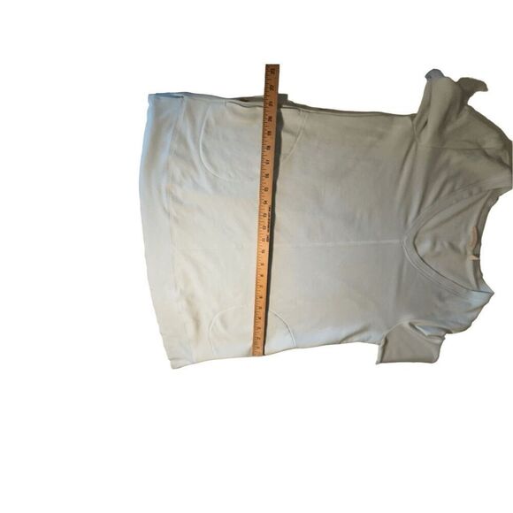 Soft surroundings long sleeve baby blue v neck - Picture 10 of 14